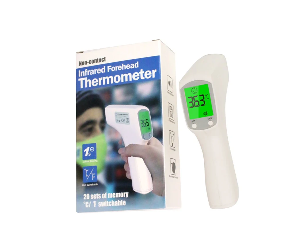 IR Infrared Digital Forehead Thermometer Non-Contact Baby/Adult Body Thermometer