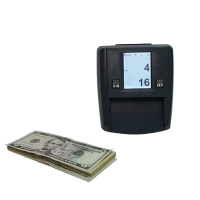 USD, EUR, GBP, CAD, Mxn Mix New LCD Display Fast Speed Black Bill Detector Good Service Fake Money Detector