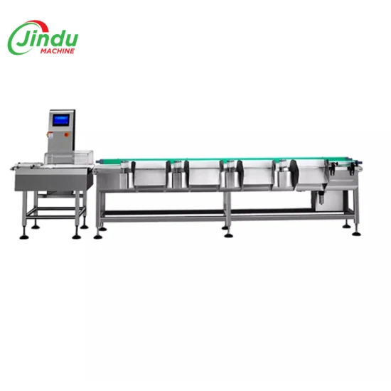 03 Jindu Machine for Automatic Inline Electronic Weighing Scale for Product Weight Checker